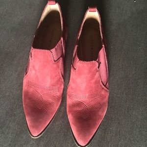 Red lucky brand booties